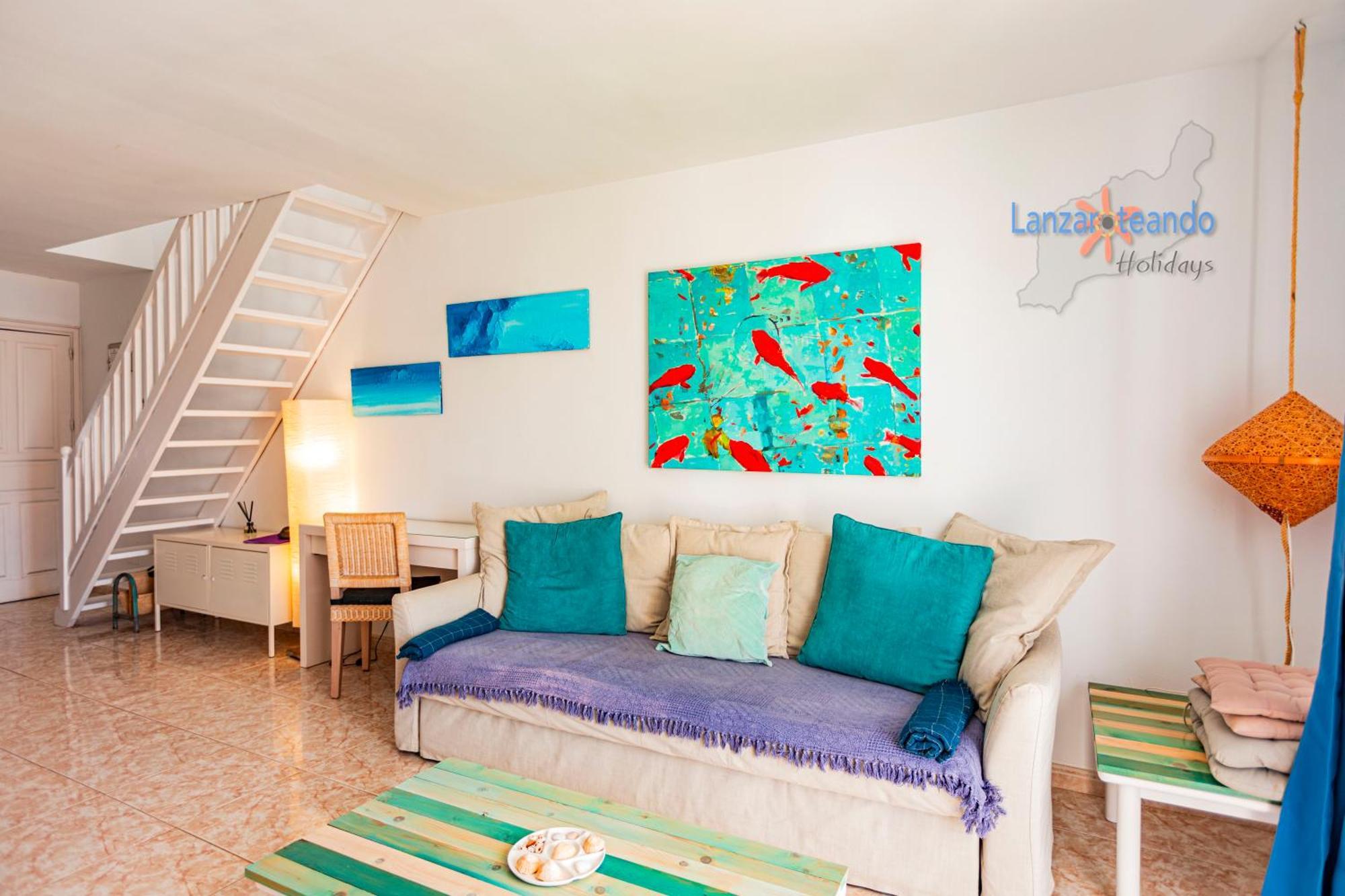Vivienda Vacacional Sunny - Duplex Apartment 2Beds 2 Baths Costa Teguise Esterno foto
